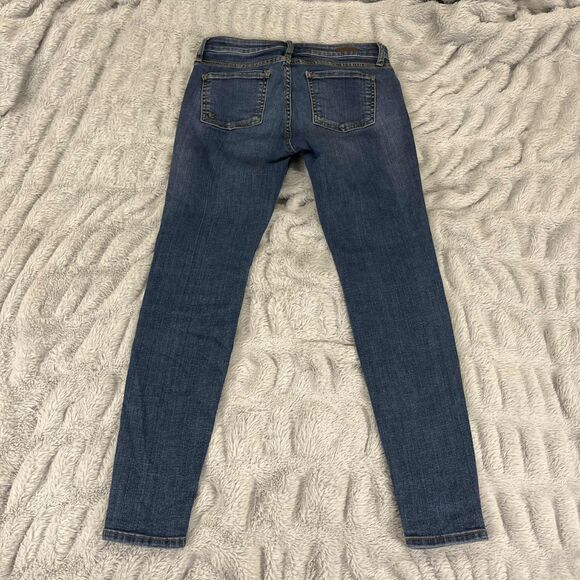KUT from the Kloth Jeans Women 0P Toothpick Skinny Dark Wash Stretch Denim - Picture 2 of 9